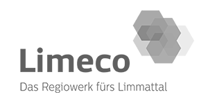 Graues Logo mit sechseckigem Muster (visuelles Element)